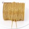 Wholesale Bulk Metal Chains 18K Gold Plated Metal O Shape 2.0MM Thin Chains For DIY Handmade Jewelry Making Accessories