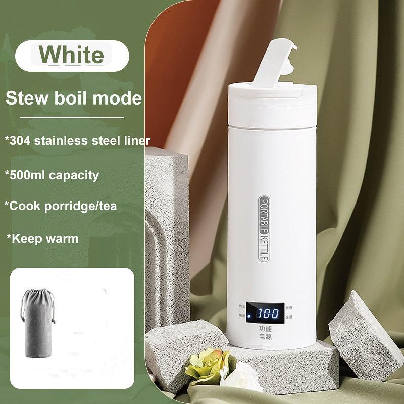 

Электрический чайник 300 Вт, портативный дорожный чайник, чашка для кипячения воды, умный чайник, офисный термопот, регулировка температуры, чайник, нагревательная чашка, 500 мл EU