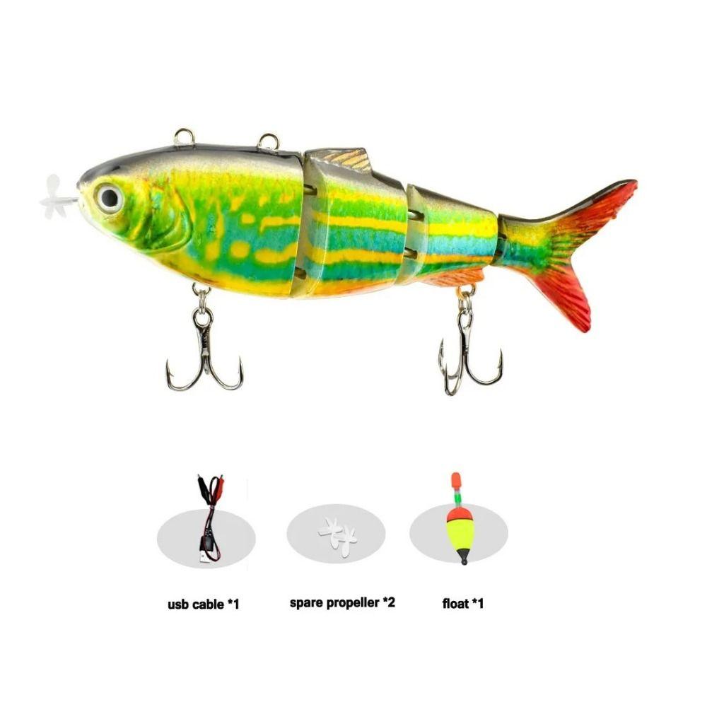 3D Fishing Baits Kit Automatic Swimming Swimbait Hard Fishing Lure  Freshwater Saltwater