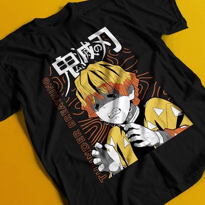 T-shirt Demon Slayer T-shirt Zenitsu T-shirt Tanjiro T-shirt Muzan T-shirt Doma T-shirt Inosuke T-shirt Nezuko T-shirt Été Nouveau Streetwear Homme et Femme