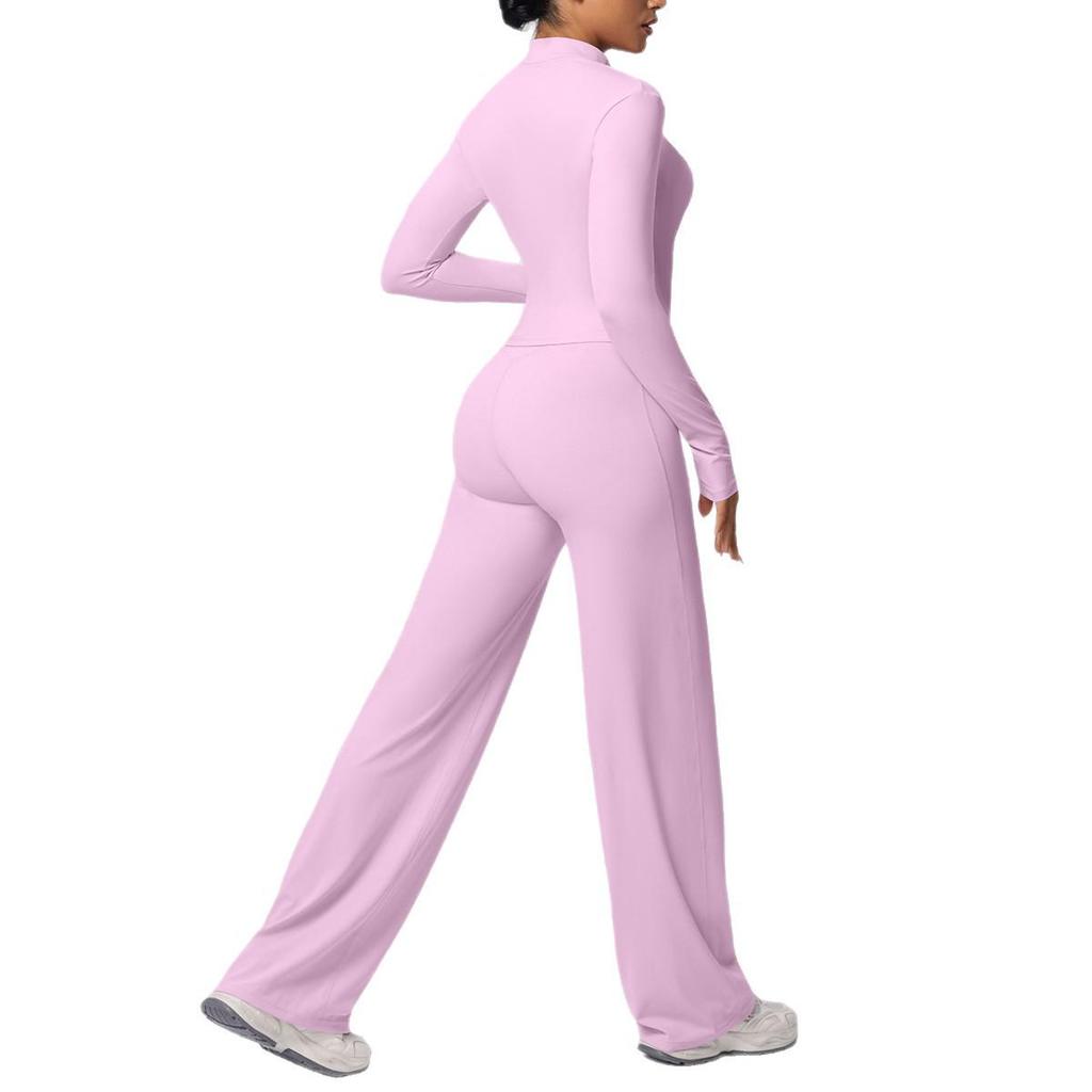 High-Waist Fitness Jacket & Butt-Lifting Yoga Pants Set
