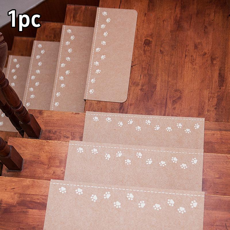 Luminous Self-Adhesive Stair Sticker Treads Non-Slip Glow In Dark Step Mats with TPR Backing for Indoor Wooden Tile Stairs