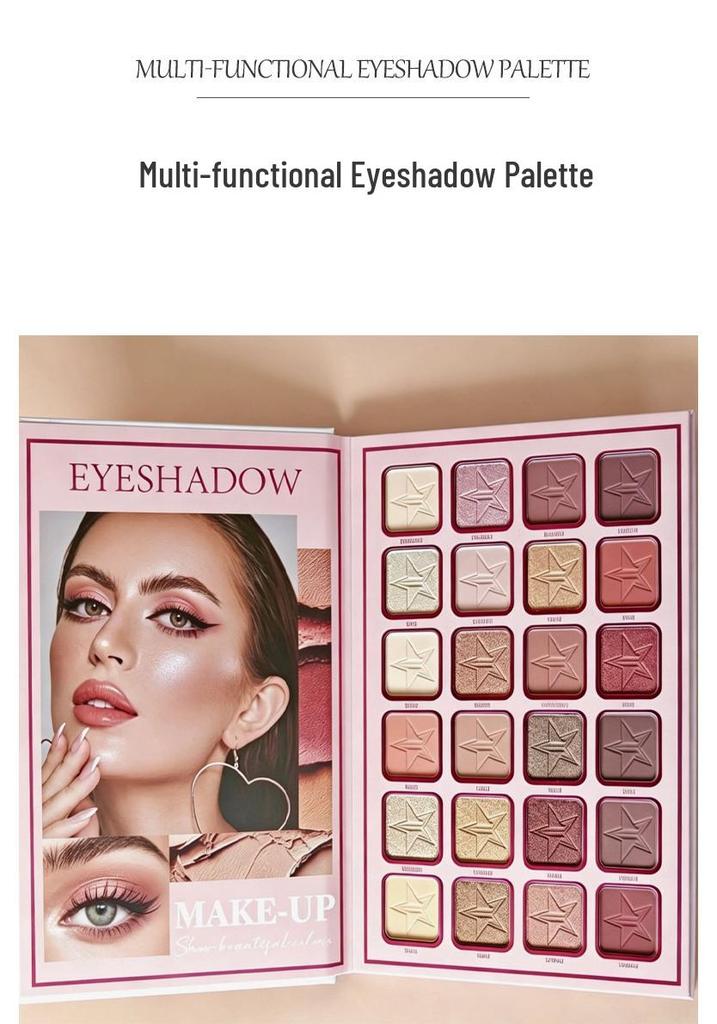 80-Color Eyeshadow Palette: Pearlescent, Matte, Glitter & Shimmer Makeup for Stage & COS