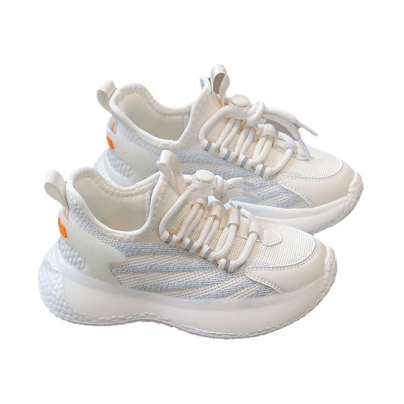 2025 Girls' Soft Sole Mesh Sneakers - Breathable, Non-Slip for Spring & Autumn