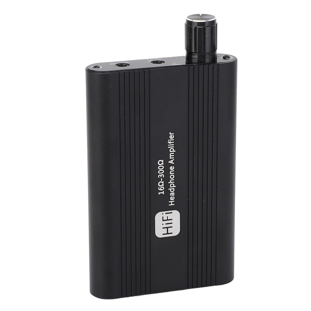 Tragbarer HiFi Kopfhörerverstärker Lautstärkeregelung Bassregelung Wiederaufladbar 3,5 mm HiFi Kopfhörer AM