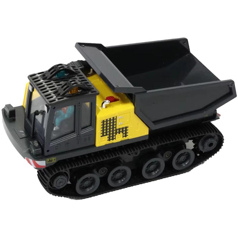 1/50 T14R RC Crawler Dump Truck Electric 3KM/H Remote Control Dump Truck Model With Light And Sound Engineering Vehicle Toy