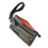 Weatherproof Men's Functional Wallet External Slots RFID Blocking Credit Card Holder with Wristband Zipper Clutch