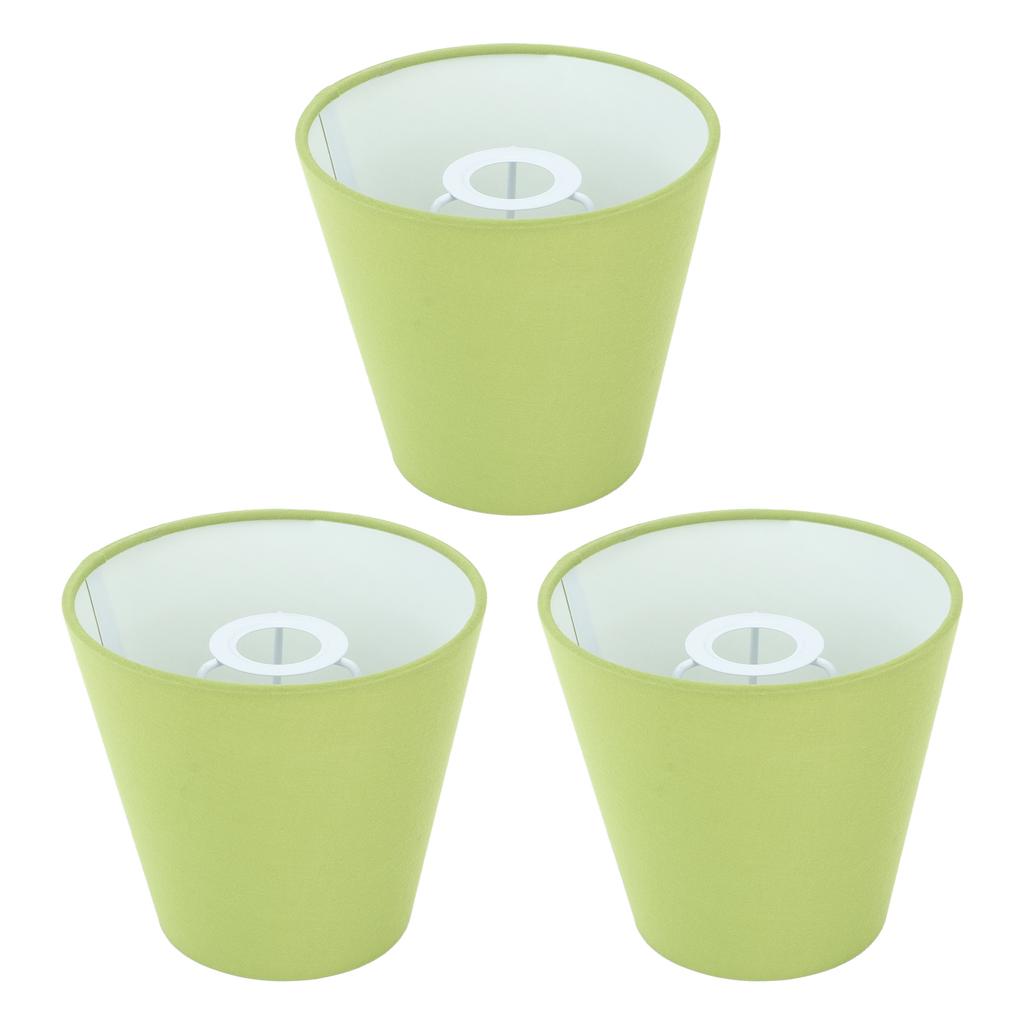 3pcs Cloth Fabric Lampshade Innovative E14 Intervention Type Modern Fabric Lampshade Dust Cover for Bedroom Bedside