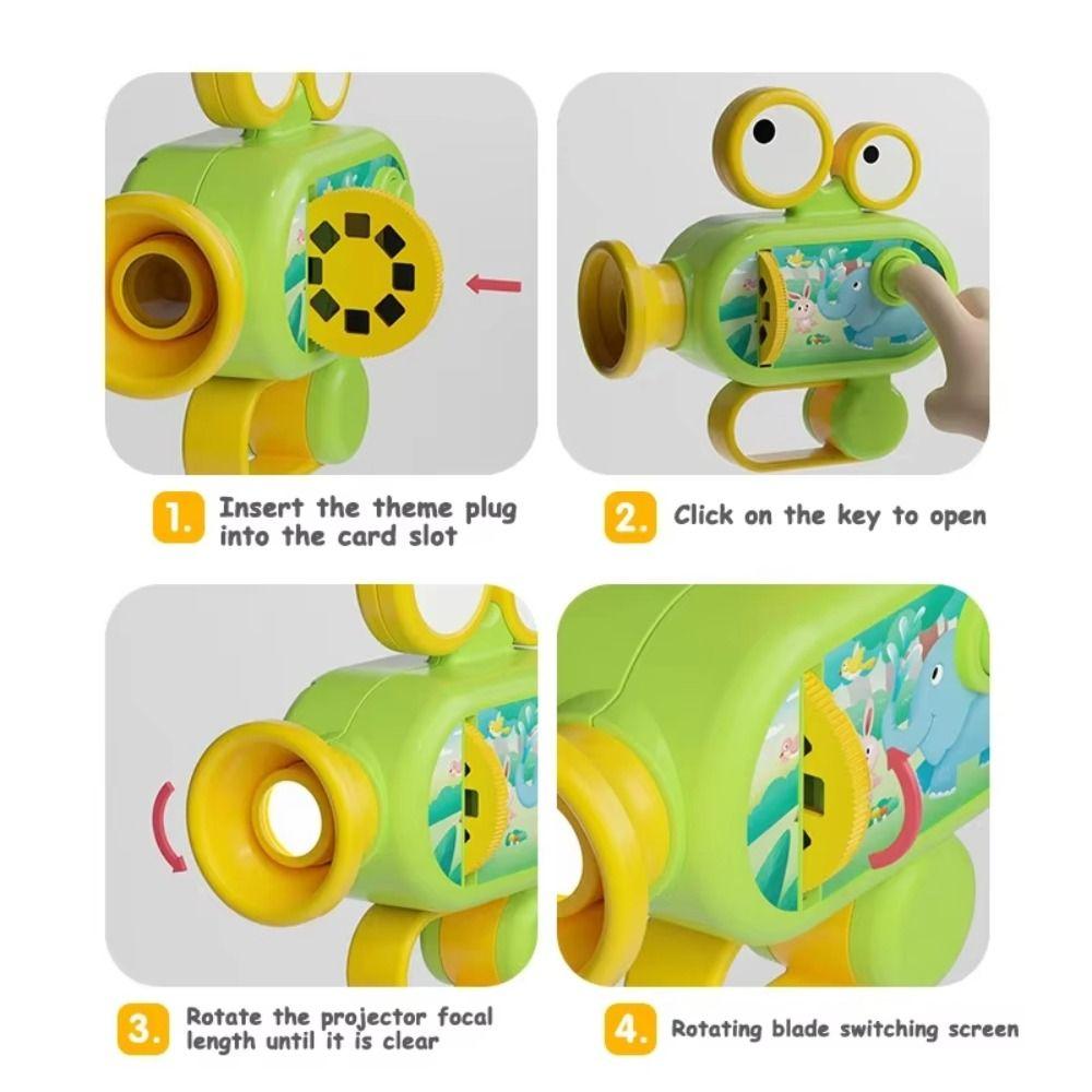 Cartoon Pattern Children's Luminous Toys Plastic Projector Torch Toys  Friends Birthday Gifts