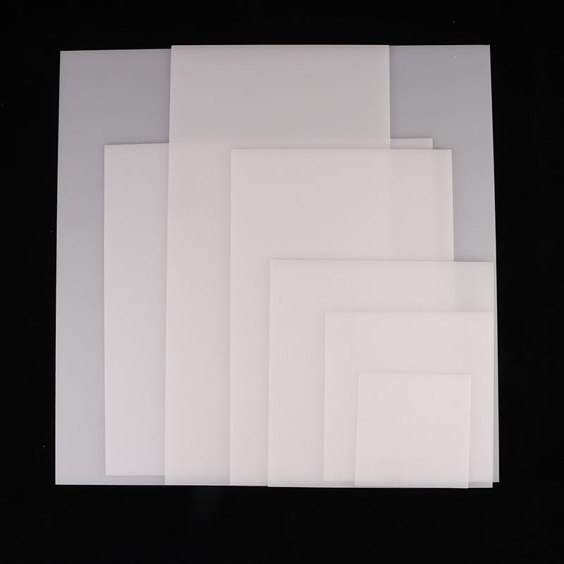 1Pc Ps Hard Plastic Diffuser Sheet Thickness Plastic Led Light Milky Translucent Blanks Plate 1Mm 1.5Mm 2Mm 3Mm Diy Crafts