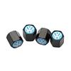 New New 4pcs Car Wheel Tires Valve Caps Tyre Dust Covers For Volkswagen GTI Passat Touareg Tiguan Golf Bora Jetta CC Beetle P