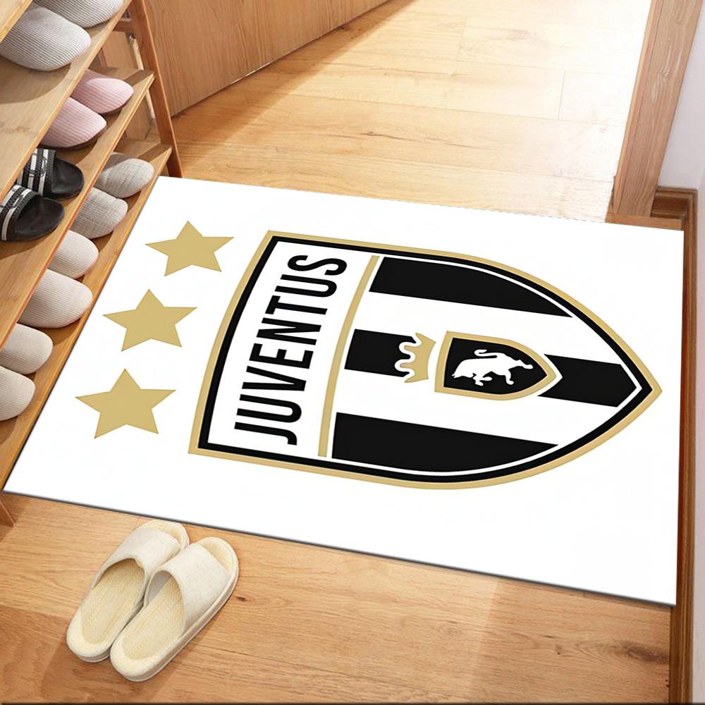 Juventus Area Rug Perfect For Balcony Playrooms Bedrooms Entryway Antislip Rug Office Home Decor Wedding Party Gift