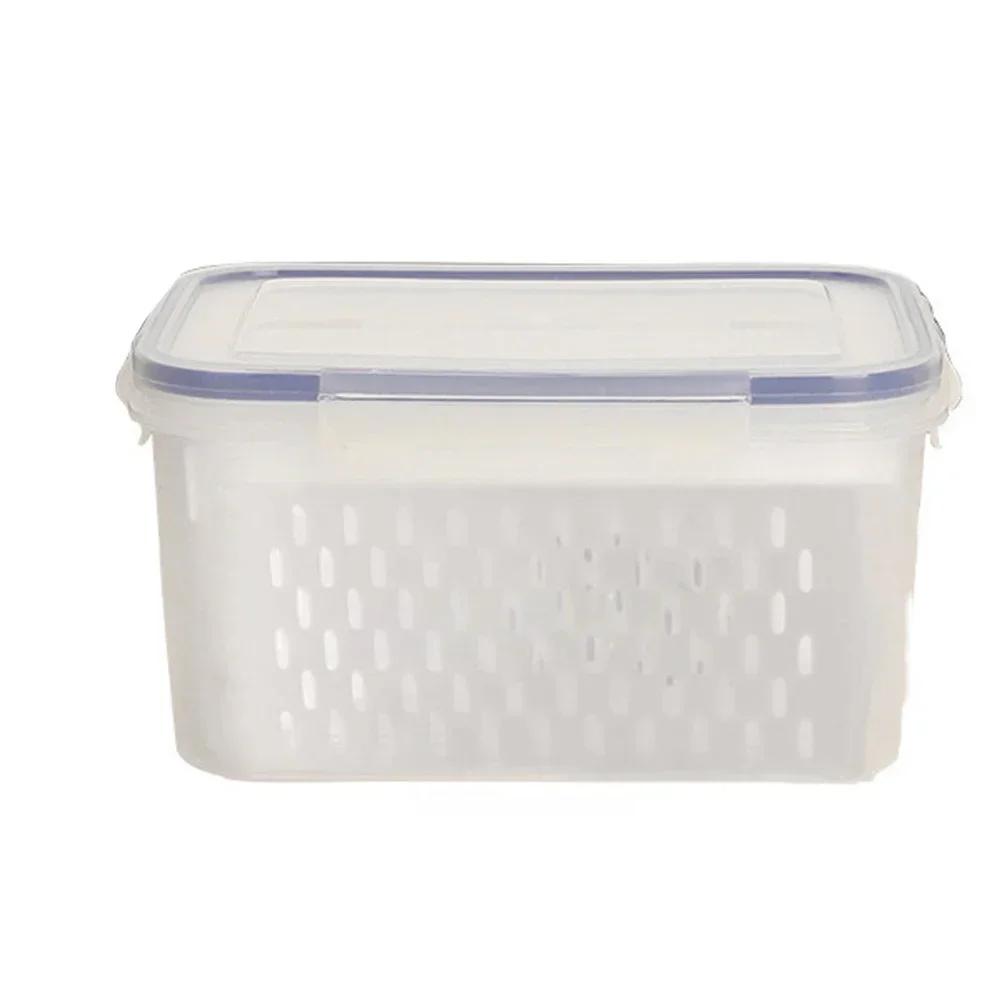 Estendi la Freschezza Contenitore Frutta Ermetico Contenitore Mantenimento Freschezza Coperchio Facile da Aprire e Chiudere Materiale PP per Alimenti