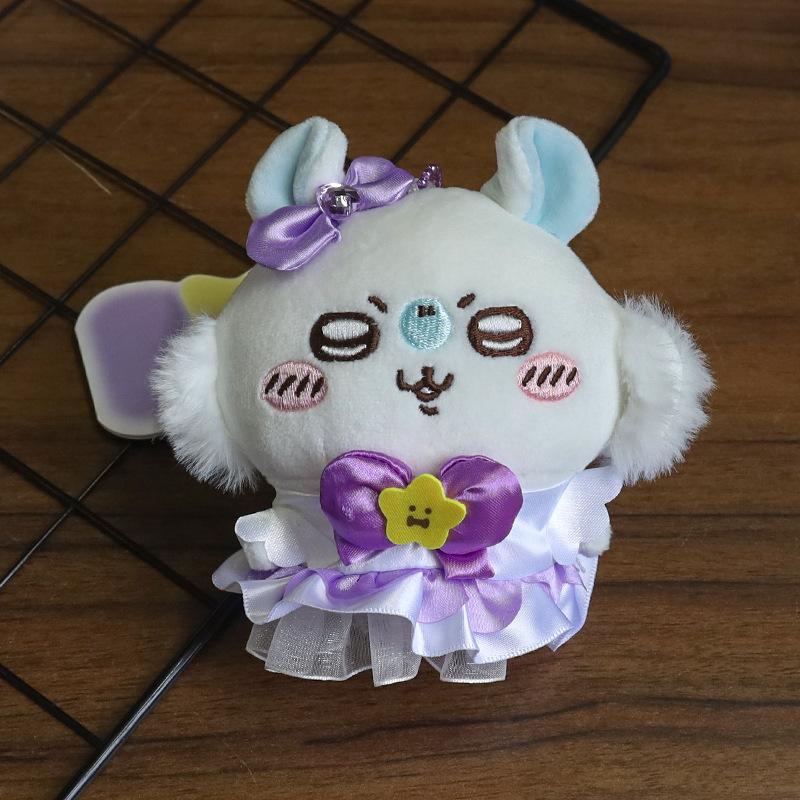 Jiyi Pluszowa Lalka Magicznej Dziewczyny Breloczek Kawaii Hachi Usagi Uroczy Kreskówkowy Wisiorek do Plecaka Uroczy Pluszak z Motywem Magii