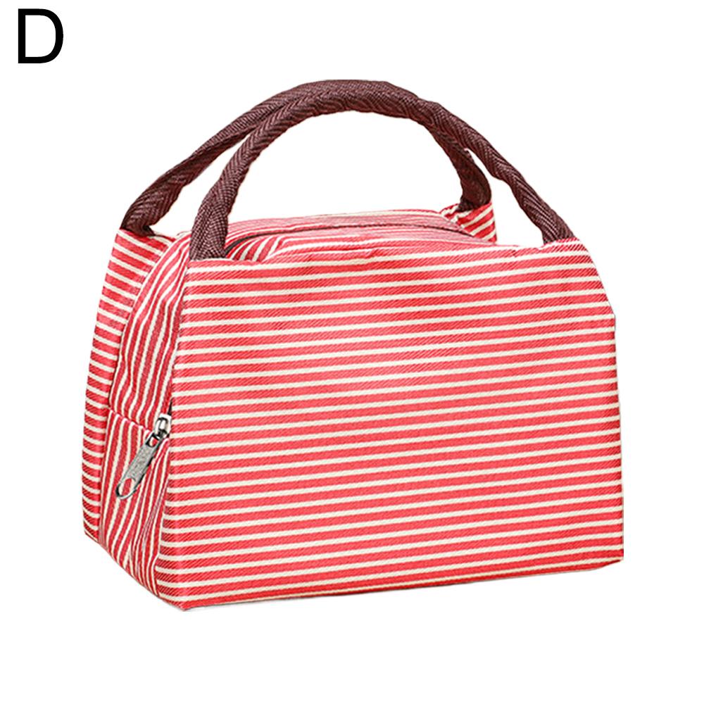 Lunch Bag Handle Insulation Cooler Bag For Women Kid Lunch Box Picnic Travel Portable Food Storage Breakfast Thermal Food Bag