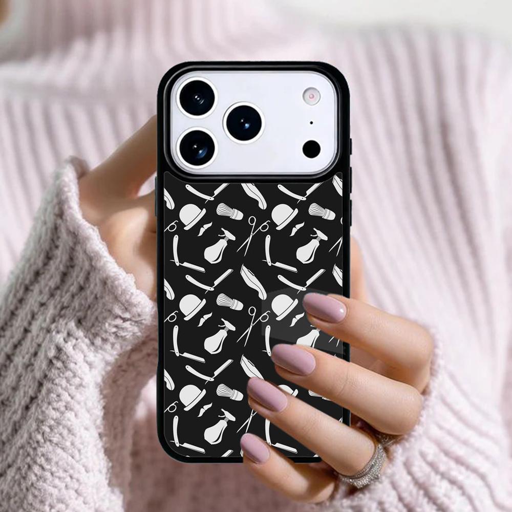Парикмахерская Расческа Салон Красоты мягкий Чехол для Телефона Для Apple iPhone 17 Air 16E 15 14 Plus 13 12 11 Pro Max Mini Funda Чехол iPhone 12 mini
