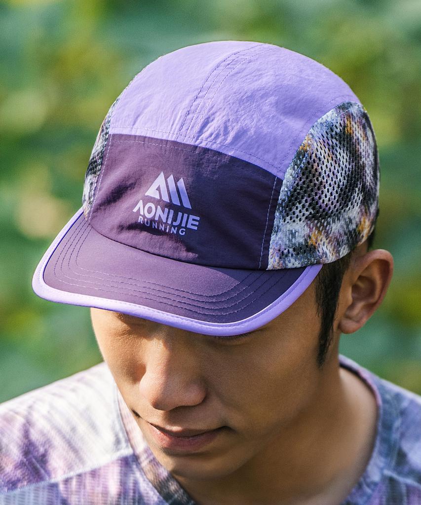 Oniji Mesh Running Cap Elite C46 (Purple Tie-Dye)