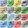 Children's Dinosaur Mecha Tank & Castle Building Block Set
