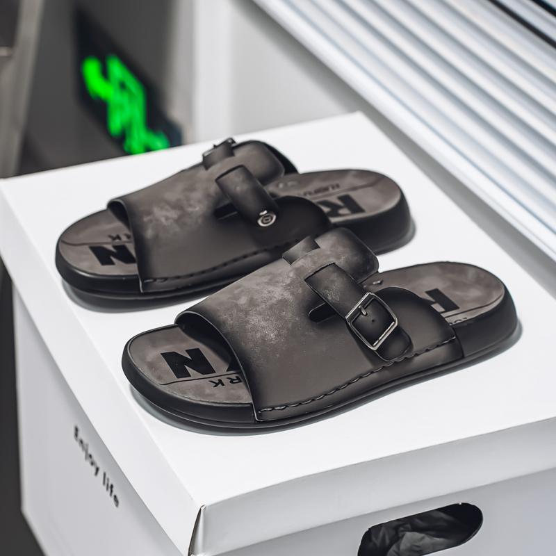 Fashion Trendy Men's Summer Shoes Luxury  Designer Comfortable Style Daily Streets Leisure Beach Walking Quality Slippers Hot