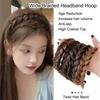 Cerchietto Largo Intrecciato Accessori per Capelli Fascia Elastica Antiscivolo Per Donna e Ragazza