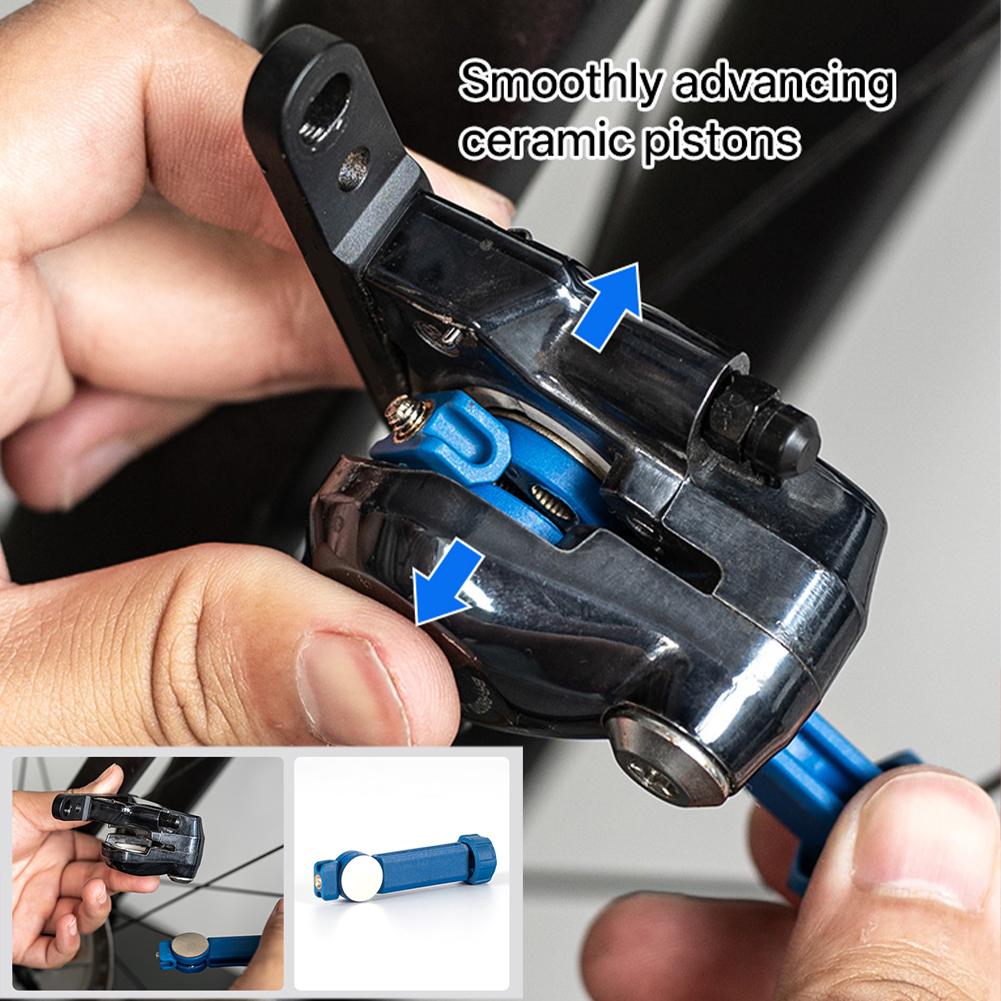 Durable Steel Bicycle Brake Pad Spreader Tool 360° Rotatable Bike Oil Disc Piston Reset Hydraulic Brake Caliper Piston Extension