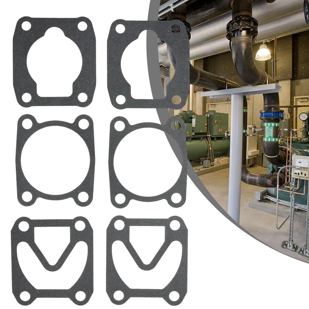 Air Compressor Cylinder Head Base Valve Plate Gaskets Washers 3 In 1 Base Gasket Replacement Set For Oil Air Pump Parts