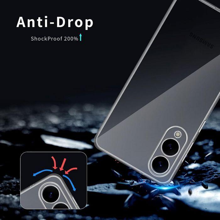 Coque de protection - BOOLING - pour Samsung Galaxy S25 Edge - Silicone Antichoc - 2 Verres Trempés - Transparent