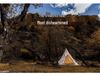 Tenda da campeggio doppia Pyramid Beige antivento per esterni