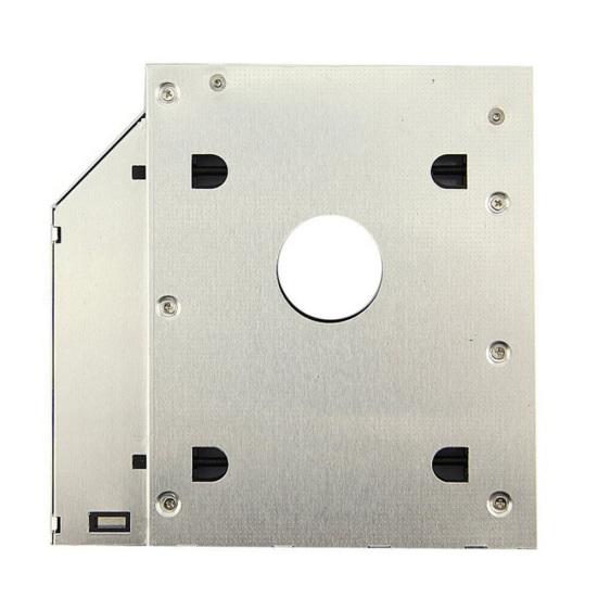 Aluminum Bracket SSD Caddy CD-ROM Alloy SATA3 Laptop Drive Hard Disk Tray