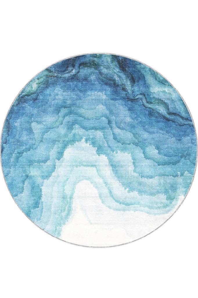 Rovigo Home Washable Round Printed Carpet RHM7120