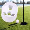 Golf Cup Cover Set Practice Training Aid Yard Golf Putting Putter Cup Flag Hole Cups For Golf Lover Backyard Outdoor Activities