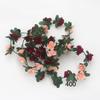 Silk Roses Artificial Flowers Garland For Wedding Season Home Room Decoration Spring Autumn Garden Arch DIY Gift Fake Plant Vine