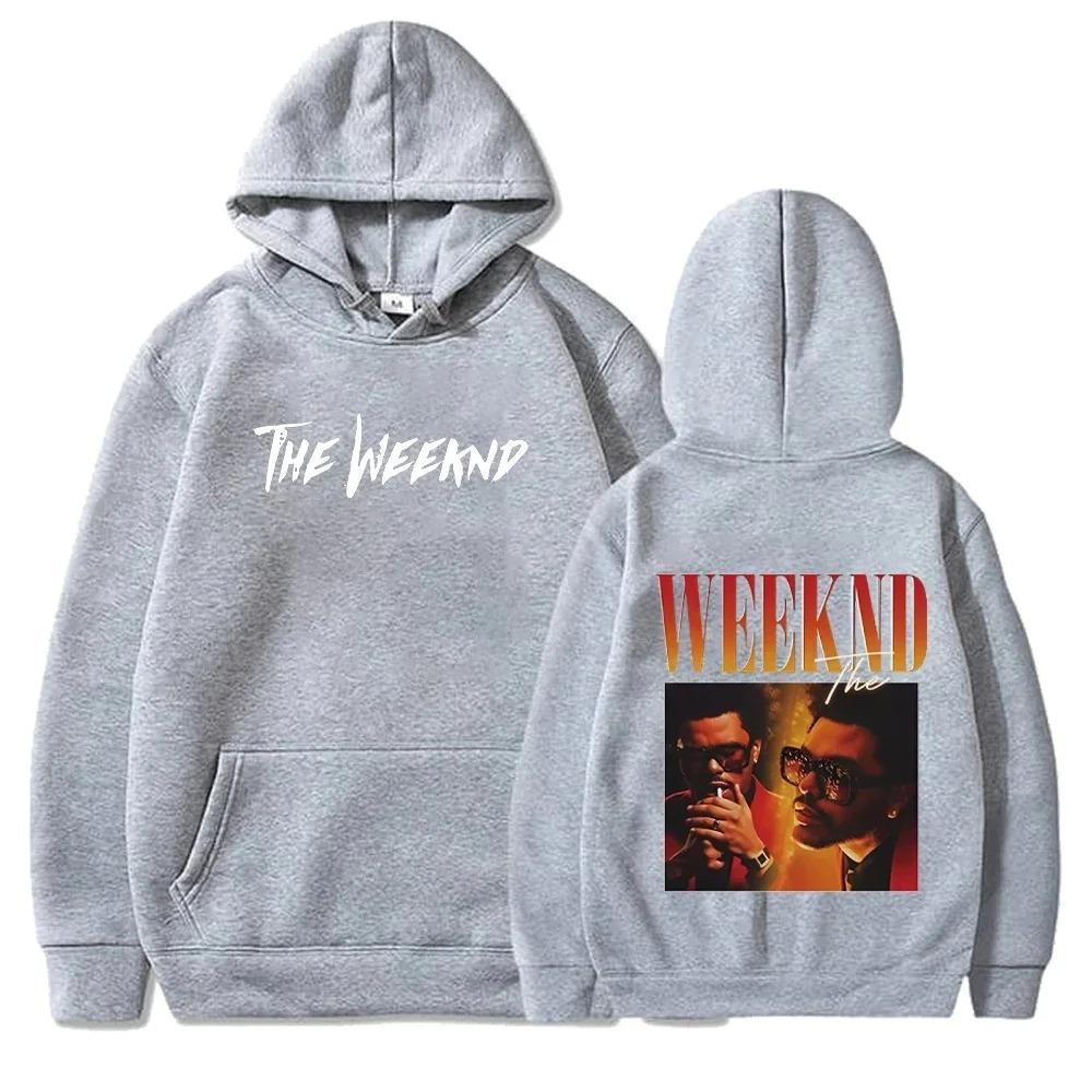 Weeknd Fleece Sweatshirts Casual Loose Hoodies The Weeknd Oversized Hoodie Streetwear Pullover Unisex Printing