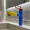 Rubinetto da Bagno Colorato con Doccetta a Mano Rubinetto per Lavabo Caldo e Freddo Rubinetto in Ottone per Lavabo da Bagno Rubinetto Rotante per Lavabo