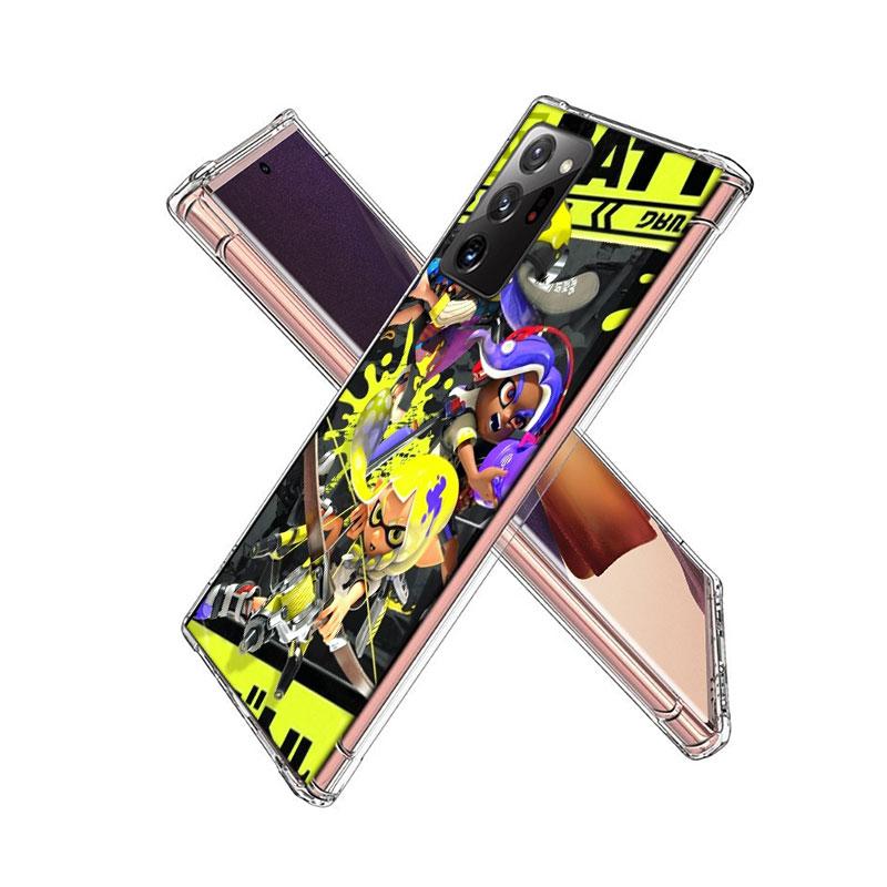 Game S-Splatoons Phone Case for Samsung A55 A35 A25 A15 A07 A05S A16 A17 A26 A36 A37 A56 A57 Galaxy Note 20 10 A50S A71 A51 A31