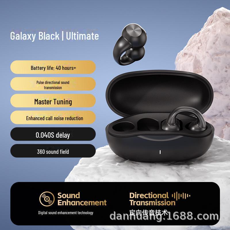 Neutral J01 Clip-On Wireless Bluetooth Earphones: Comfortable Non-In-Ear Design, Extended Wear, Super Long Battery Life
