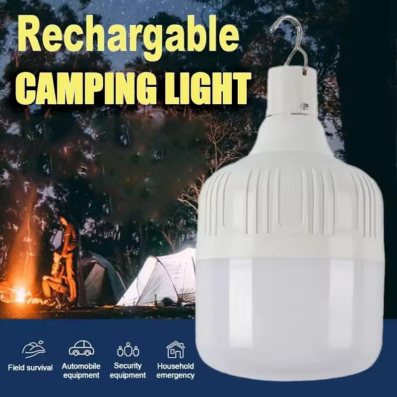 Emergency Lighting Portable Camping Light USB Rechargeable Led Bulb Flashlight Lights Outdoor Picnics Hanging Tent Light