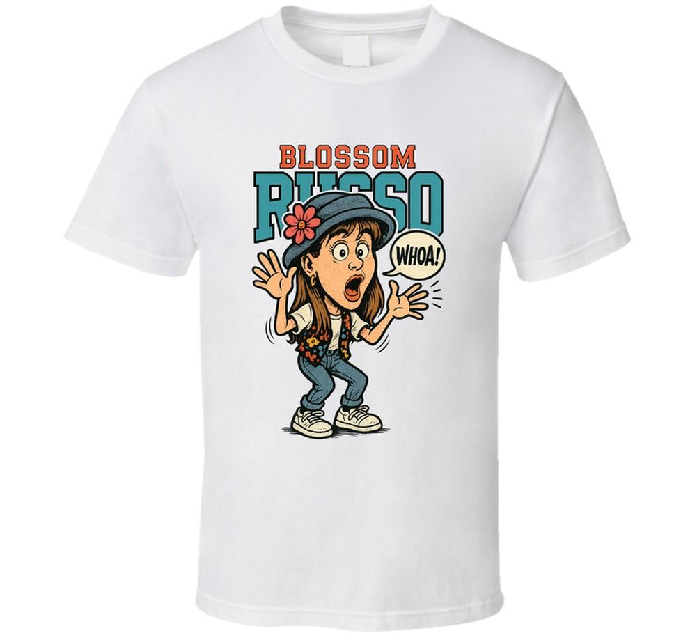 

Blossom Russo Blossom Caricature Retro Look Fan T Shirt Mens Womens Tees Top S