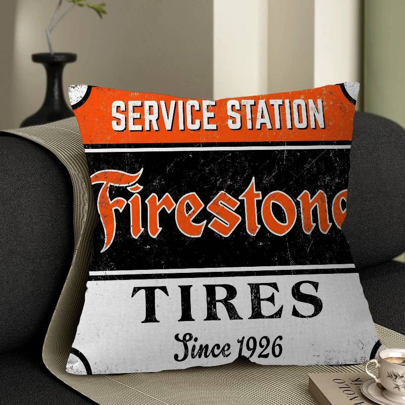 F-FirestoneS Motorrad 45*45cm Kissenbezug Dekokissenbezug Hauskissenbezug Für Sofakissen