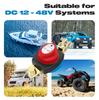12V-48V Battery Disconnect Switch Negative On/Off Isolator Kill Power Cut Master Isolator Circuit Breaker Parts for Car RVs Boat