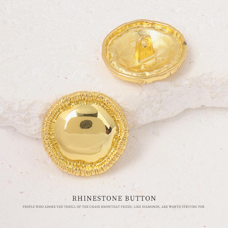 

5pcs Gold Button Women S Top, Small Fragrant Buttons, High-End Coat, Coat, Trench Coat, Sweater, Suit, Metal Buttons 15Mm gold