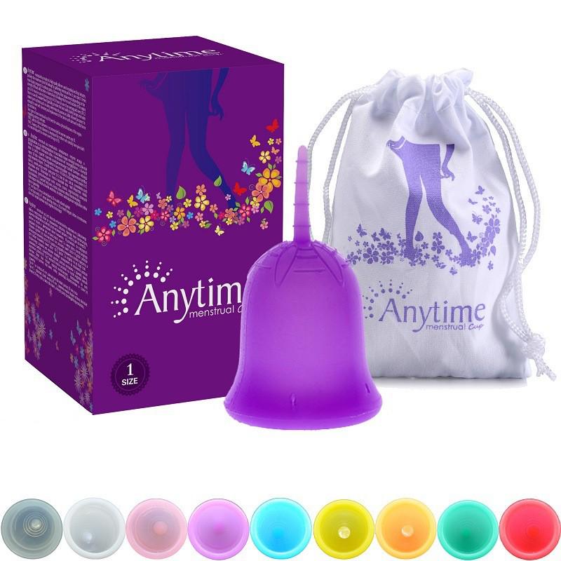 

Альтернатива гигиенической прокладки для менструальной чаши из силикона Anytime Purple Large