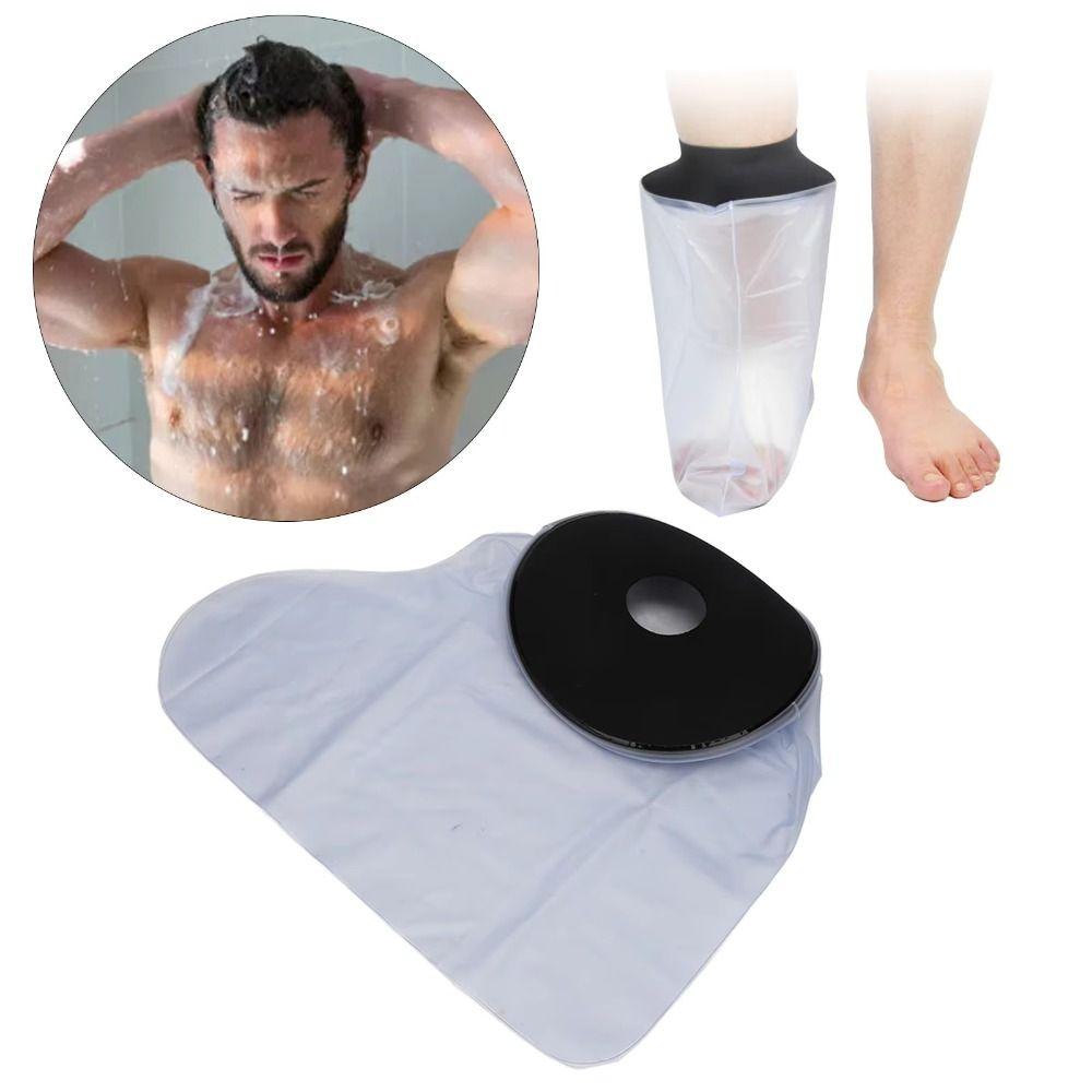 Full Leg Cover Shower Protector Sealed Design Bath Protective Sleeve  Bath Use