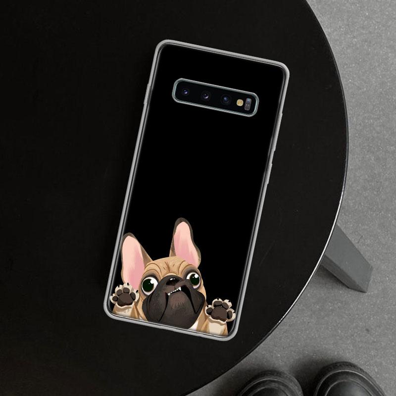 Pug Dog French Bulldog Phone Case Cover for Samsung Galaxy S26 S25 Edge S24 S23 Ultra S22 Plus S21 FE S20 + Art Customized Funda
