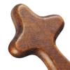 Collectible Wooden Cross Handheld Design Small Religious Item for Living Room Decor