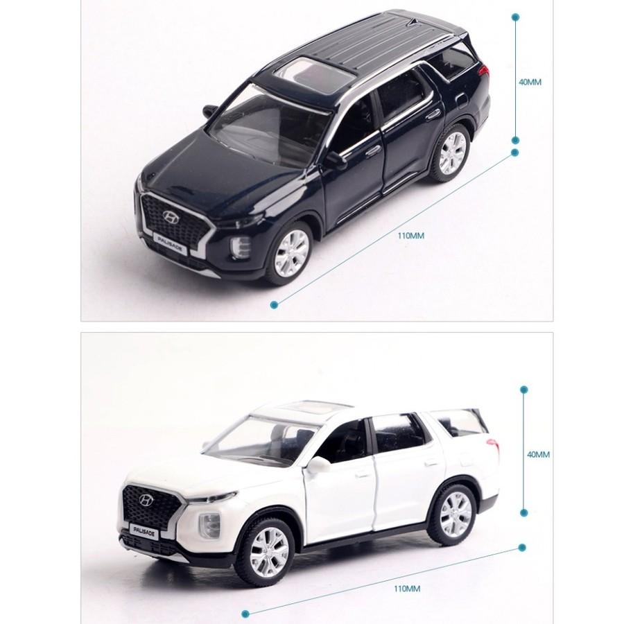 Hyundai Palisade Diecast, White, Popular Korean Toys