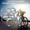 VGEBY1 1 Pair Bike Pedal Adapter, Aluminum Alloy Bike Clipless Clip-in Platform Pedal Adapters for