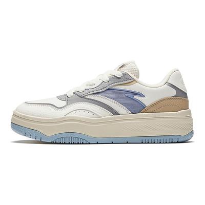 Street Play 2 Bequeme Vielseitige Rutschfeste Langlebige Low-Top Skateschuhe Damen Sneaker Weiß Grau Blau 922448077-3