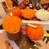 Halloween Pumpkin Scented Candle Ornament – Handmade Fragrance Gift for Festivals and Parties