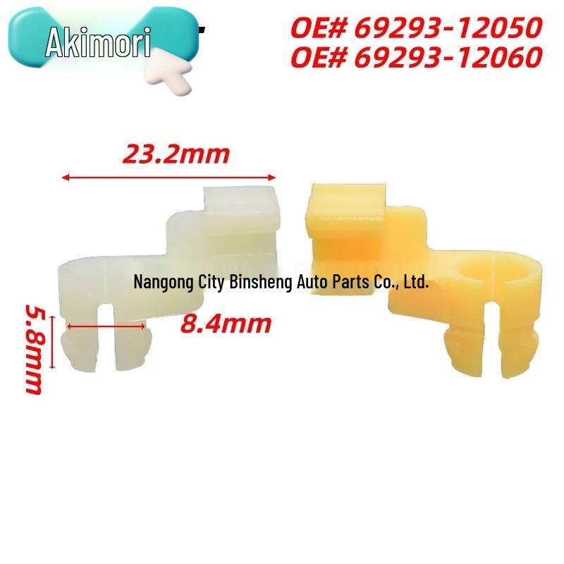 Set of 4 Door Handle Lock Rod Clip Replacements for Lexus OE#69293-12050/69293-12060